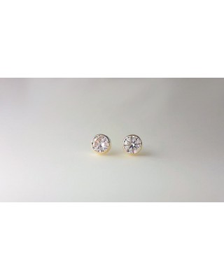 61A1001 Pendientes Eles Oro...