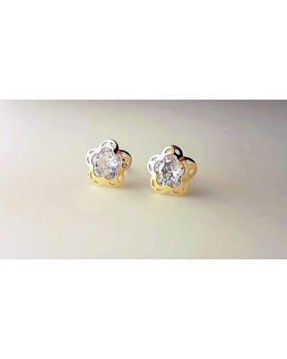 61A3301 Pendientes Eles Oro...