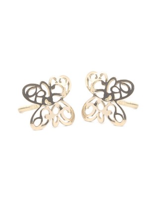 65AP82 Pendientes Eles Oro 18K