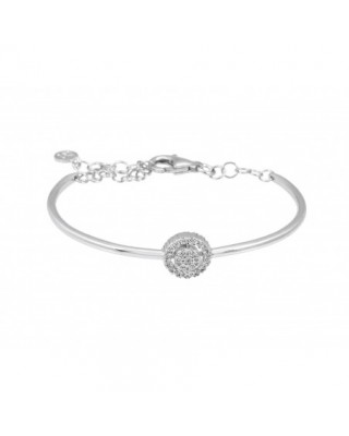 Pulsera novia boda en plata...