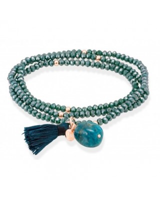 Pulsera ZEN Azul en plata...