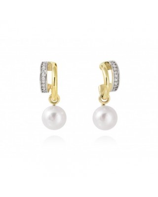 Pendientes KIOTO perla en...