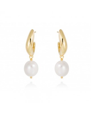 Pendientes AOMORI perla en...