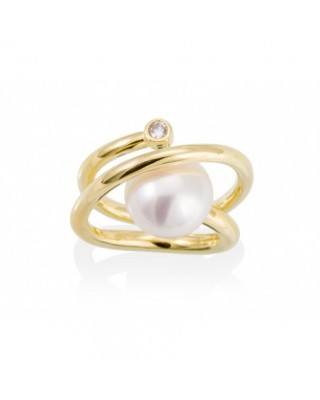 Anillo WHAM perla en plata...