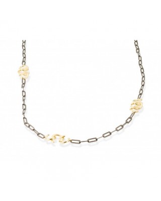 Collar FITJI dorado en...