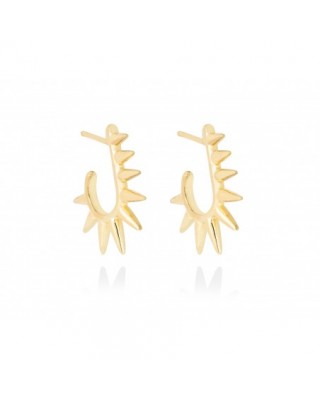 Pendientes PUNK en plata...