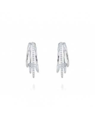 Pendientes Flow piedras en...