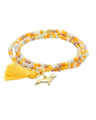 Pulsera ZEN MOSTAZA con...