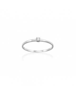 Anillo en Oro 18Kt. y...