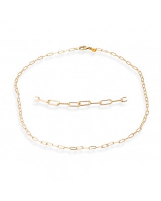 Cadena en plata Dorada...