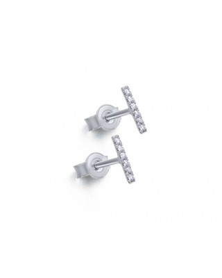 Pendientes de Oro blanco...