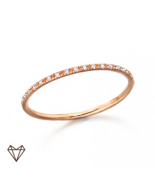 Media Alianza Oro Rosa 18kt...