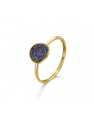 Anillo Vita Oro 18k pave...