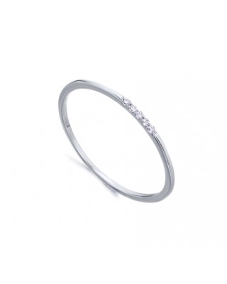 Anillo con 5 Diamantes,...