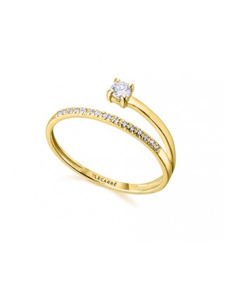 Anillo Oro de 18k y...