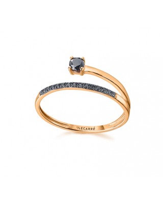 Anillo de Oro Rosa de 18K...