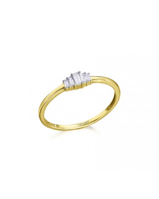 Anillo de Oro de 18K con...