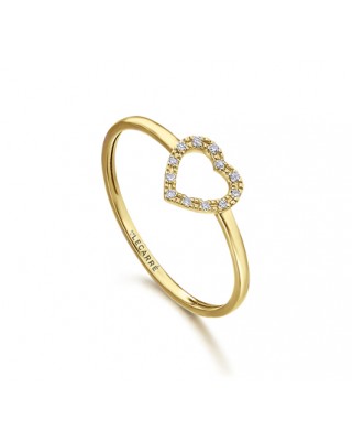 Anillo Corazon de Oro de...