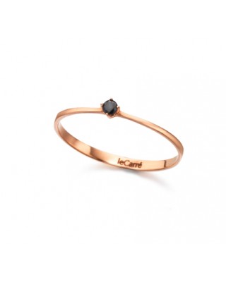 Anillo Oro Rosa Diamante...