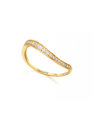 Anillo modelo Onda de Oro...