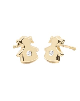 41A4461 Pendientes Eles Oro...