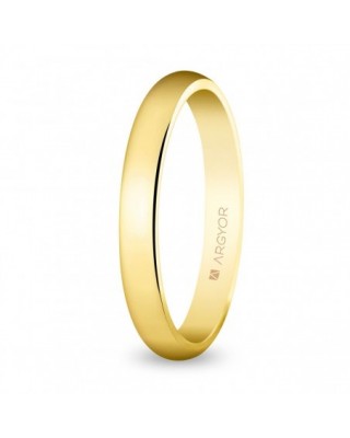 Alianza de boda oro 3 mmm...