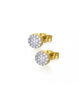 Pendientes Rosetas de Oro...