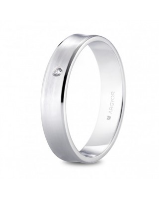 Alianza de platino 4.5 mm...