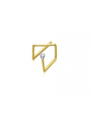 Earcuff con diamante,...