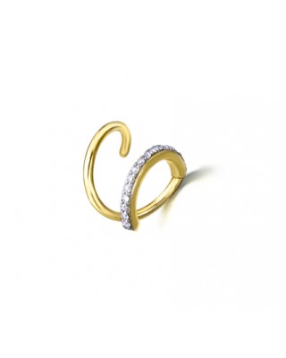 Pendientes Espiral Oro...